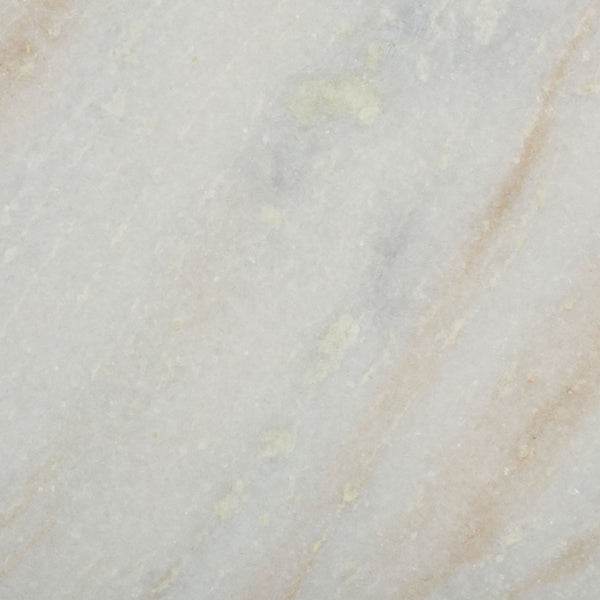 Safavieh Elenore Marble Side Table - Luxurious Cream Top With Elegant Black Legs For Stylish Home Décor Cream ,Black Solid White Rajnagar Marble Acc3745a