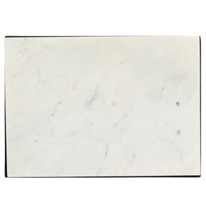 Safavieh Eldin Marble Side Table - Elegant Cream Top & Sleek Black Legs For Luxurious Home Décor Upgrade Cream ,Black Solid White Marble Acc3746a