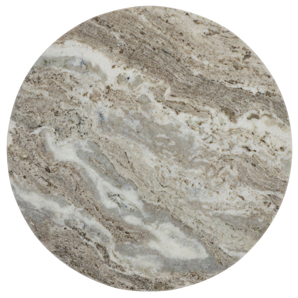 Safavieh Marasu Marble Side Table - Elegant Green & Grey Top With Sleek Black Legs For Luxurious Decor Green Grey ,Black Solid Greenish Grey Marble Acc3747a