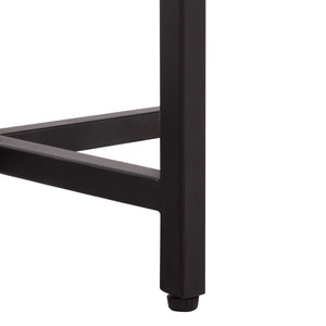 Safavieh Aloha Marble Side Table – Elegant Grey And Black Accent Table For Living Room Or Bedroom Decor ACC3748A