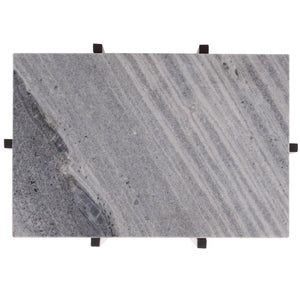 Safavieh Aloha Marble Side Table – Elegant Grey And Black Accent Table For Living Room Or Bedroom Decor ACC3748A