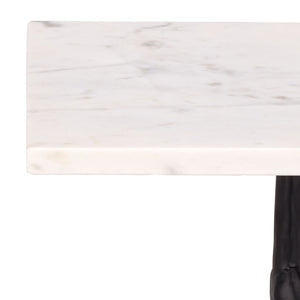 Safavieh Warso Marble Side Table – Elegant Accent Piece With Durable Metal Frame For Modern Home Décor ACC3751A