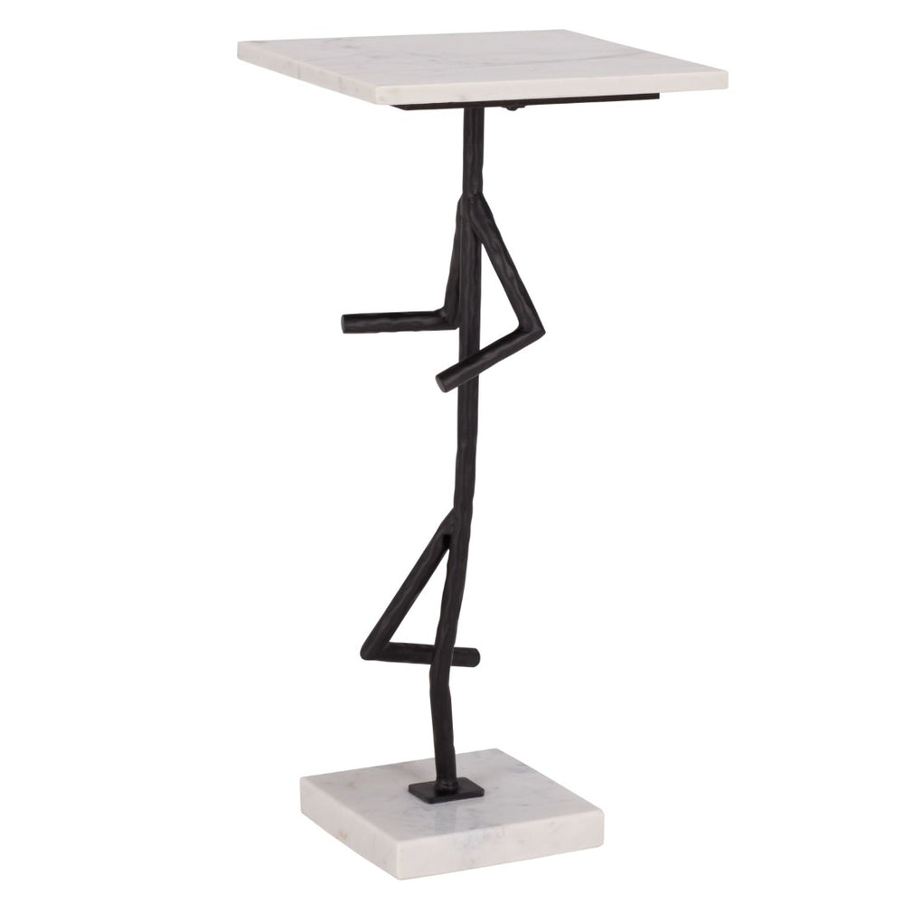 Safavieh Warso Marble Side Table – Elegant Accent Piece With Durable Metal Frame For Modern Home Décor ACC3751A