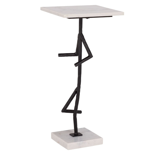 Safavieh Warso Marble Side Table – Elegant Accent Piece With Durable Metal Frame For Modern Home Décor ACC3751A