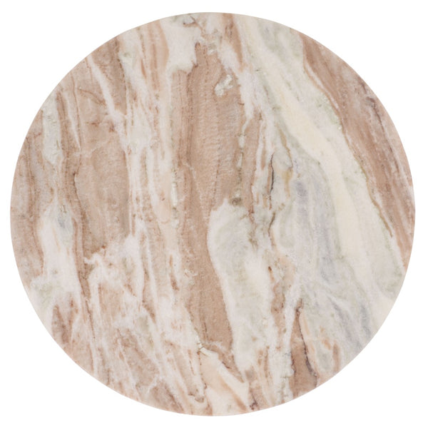 Safavieh Reni Marble Side Table - Elegant Modern Accent With Durable Metal Frame & Versatile Style For Any Room ACC3753A