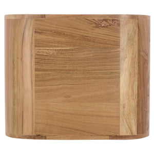 Safavieh Amaki Side Table In Natural Finish - Stylish Wooden Accent For Living Room & Bedroom Decor Natural Acacia Wood Acc3755a