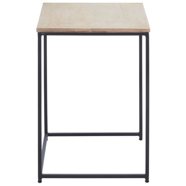 Safavieh Rue Marble Top Iron Accent Table Genuine Stone Surface for Modern Living Spaces ACC3766A