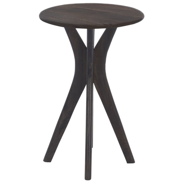 Safavieh Darden Solid Mango Wood Square End Table Earthy Grey Brown Finish for Living Rooms ACC3769A