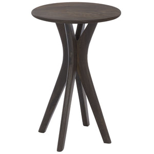 Safavieh Darden Solid Mango Wood Square End Table Earthy Grey Brown Finish for Living Rooms ACC3769A