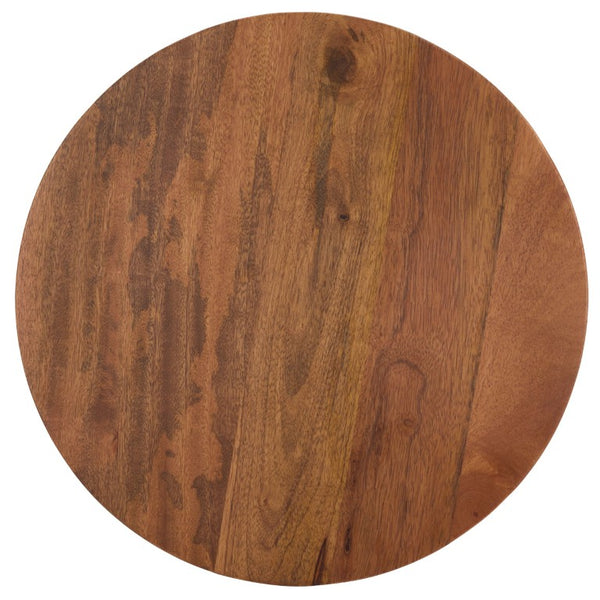 Safavieh Fanny Solid Mango Wood Accent Table with Open Shelf Two-Tone Finish for Any Room ACC3771A