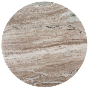 Safavieh Celestia Square Accent Table Marble Top Iron Frame Modern Living Room Side ACC3772A