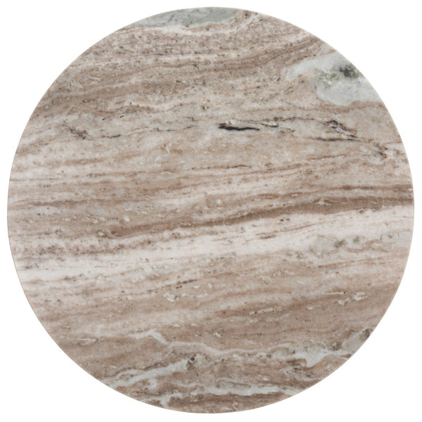 Safavieh Celestia Square Accent Table Marble Top Iron Frame Modern Living Room Side ACC3772A