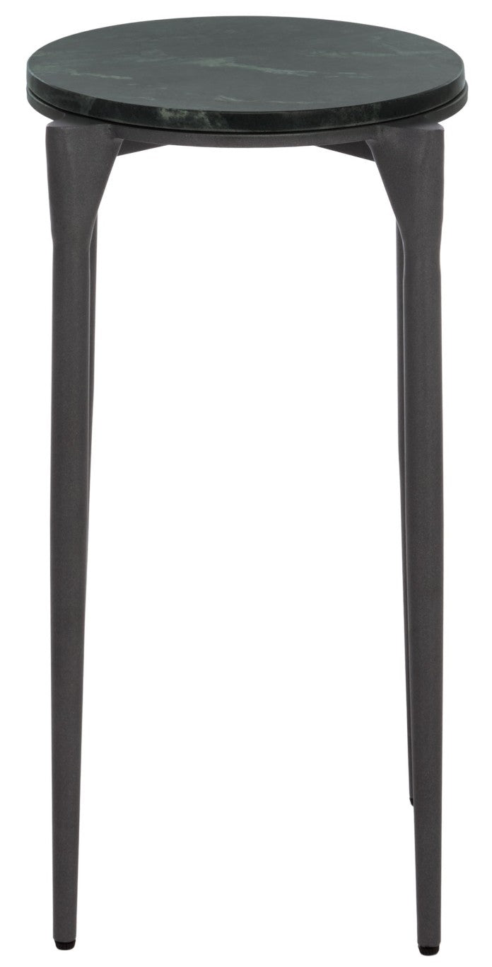 Safavieh Jaynah Marble Top Mango Wood Accent Table Earthy Tones for Living Room or Entryway ACC3773A