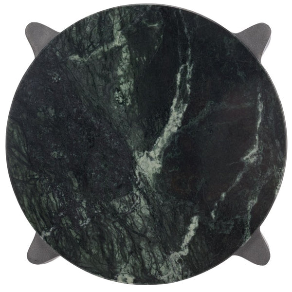 Safavieh Jaynah Marble Top Mango Wood Accent Table Earthy Tones for Living Room or Entryway ACC3773A
