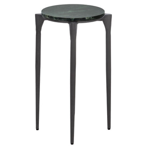 Safavieh Jaynah Marble Top Mango Wood Accent Table Earthy Tones for Living Room or Entryway ACC3773A