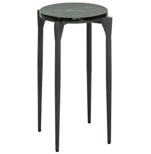 Safavieh Jaynah Marble Top Mango Wood Accent Table Earthy Tones for Living Room or Entryway ACC3773A