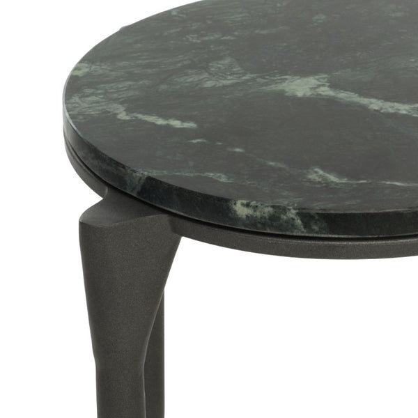 Safavieh Jaynah Marble Top Mango Wood Accent Table Earthy Tones for Living Room or Entryway ACC3773A