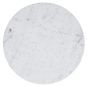 Safavieh Saylor Marble Top Accent Table with Iron Legs Modern Two-Tone Living Room Side ACC3775A