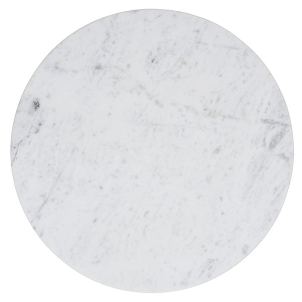 Safavieh Saylor Marble Top Accent Table with Iron Legs Modern Two-Tone Living Room Side ACC3775A
