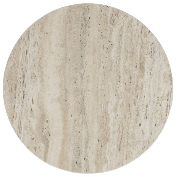 Safavieh Corrine Marble Top Accent Table with Iron Frame for Modern and Transitional Spaces ACC3778A