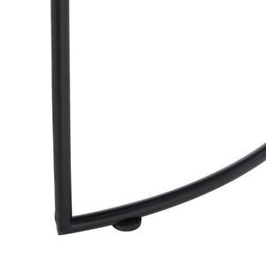 Safavieh Brooks Side Table - Modern Sculptural Accent For Living Rooms, Bedrooms & Lounge Spaces, 27" W Dark Sandstone / Black ACC4200A