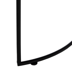 Safavieh Brooks Side Table - Modern Sculptural Accent For Living Rooms, Bedrooms & Lounge Spaces, 27" W Faux Dark Grey Stone/Black ACC4200B