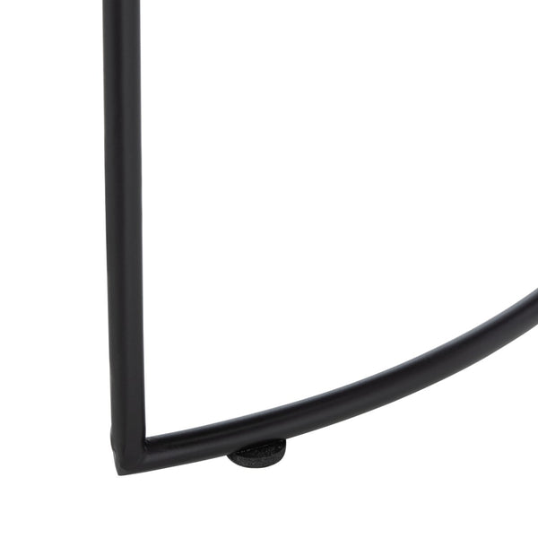 Safavieh Brooks Side Table - Modern Sculptural Accent For Living Rooms, Bedrooms & Lounge Spaces, 27" W White Lacquer/Black ACC4200C