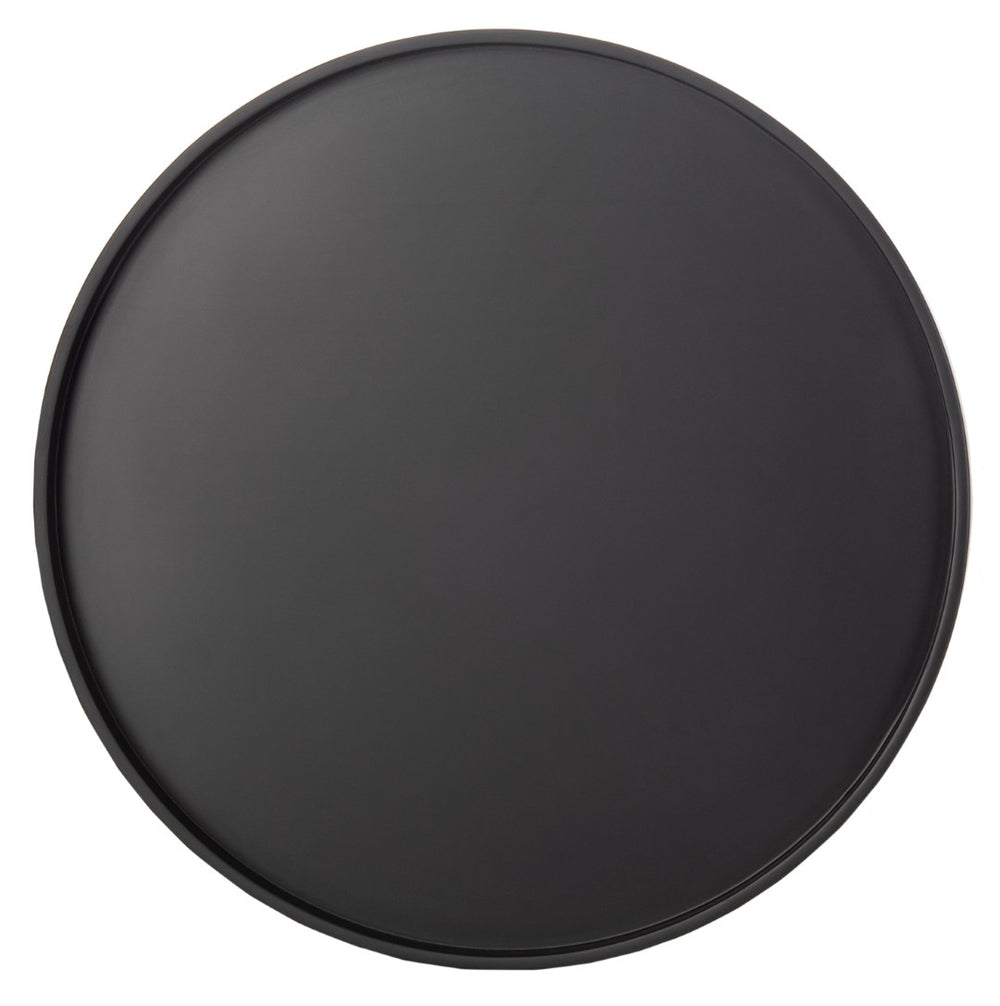 Safavieh Fritz Modern Round Tray Top Side Table - Sleek Matte Black Accent For Versatile Living Spaces ACC4204A