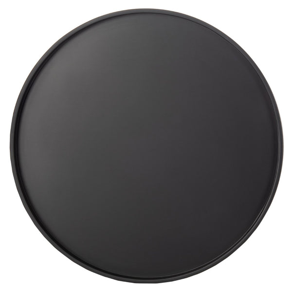 Safavieh Fritz Modern Round Tray Top Side Table - Sleek Matte Black Accent For Versatile Living Spaces ACC4204A