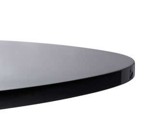 Safavieh Berlin Tripod Side Table - Mid-Century Modern Bauhaus Design For Stylish Living Rooms & Bedrooms Black Lacquer/Black ACC4207B
