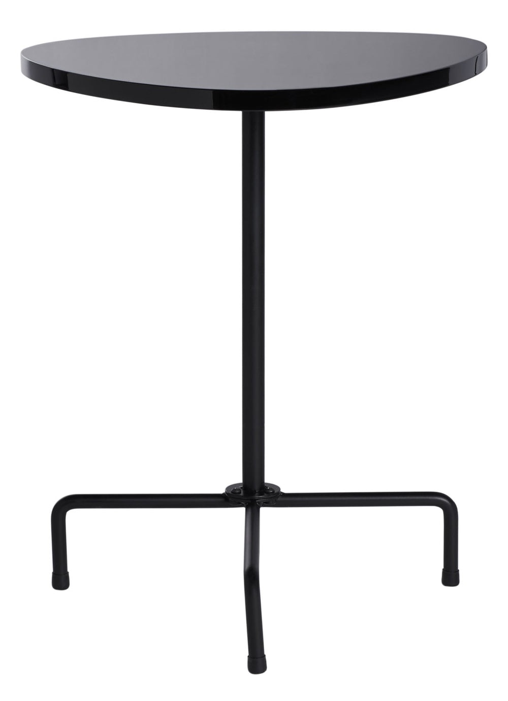 Safavieh Berlin Tripod Side Table - Mid-Century Modern Bauhaus Design For Stylish Living Rooms & Bedrooms Black Lacquer/Black ACC4207B