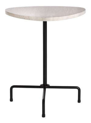 Safavieh Berlin Tripod Side Table - Mid-Century Modern Bauhaus Design For Stylish Living Rooms & Bedrooms Light Grey Oak/Black ACC4207C