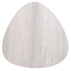 Safavieh Berlin Tripod Side Table - Mid-Century Modern Bauhaus Design For Stylish Living Rooms & Bedrooms Light Grey Oak/Black ACC4207C