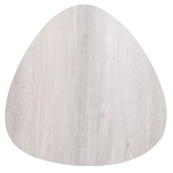 Safavieh Berlin Tripod Side Table - Mid-Century Modern Bauhaus Design For Stylish Living Rooms & Bedrooms Light Grey Oak/Black ACC4207C