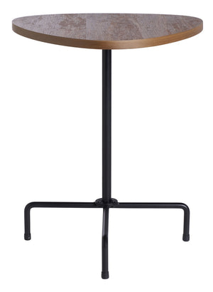 Safavieh Berlin Tripod Side Table - Mid-Century Modern Bauhaus Design For Stylish Living Rooms & Bedrooms Walnut/Black ACC4207D