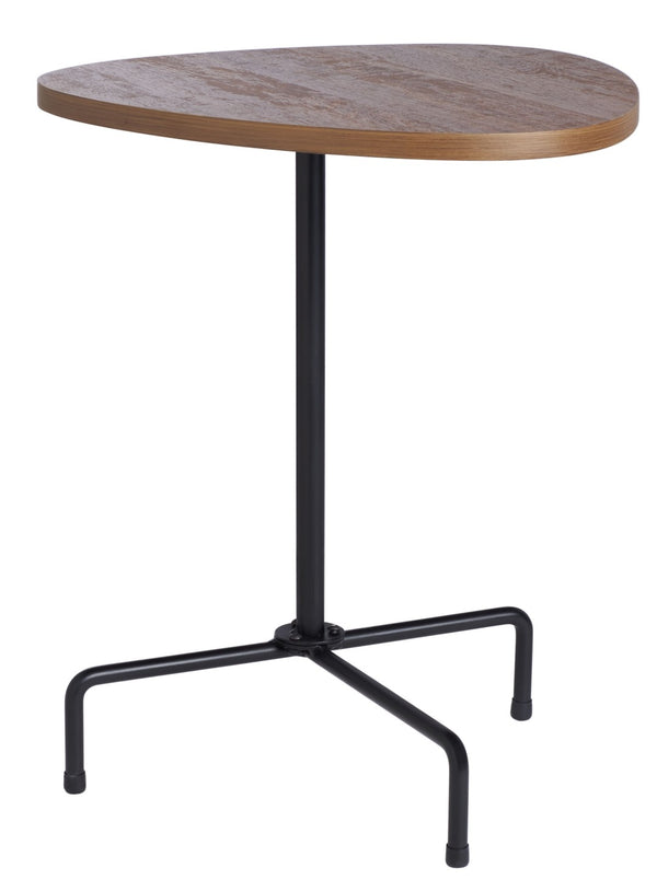 Safavieh Berlin Tripod Side Table - Mid-Century Modern Bauhaus Design For Stylish Living Rooms & Bedrooms Walnut/Black ACC4207D