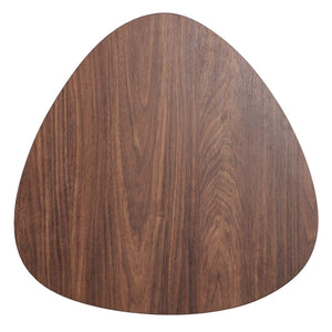 Safavieh Berlin Tripod Side Table - Mid-Century Modern Bauhaus Design For Stylish Living Rooms & Bedrooms Walnut/Black ACC4207D
