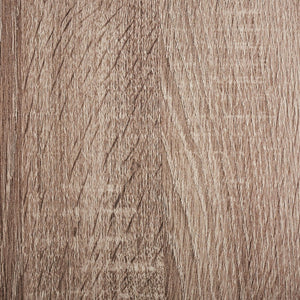 Safavieh Prague Round Side Table - Light Grey Oak With Gold Edges, Stylish Accent For Living Rooms & Bedrooms ACC4208A
