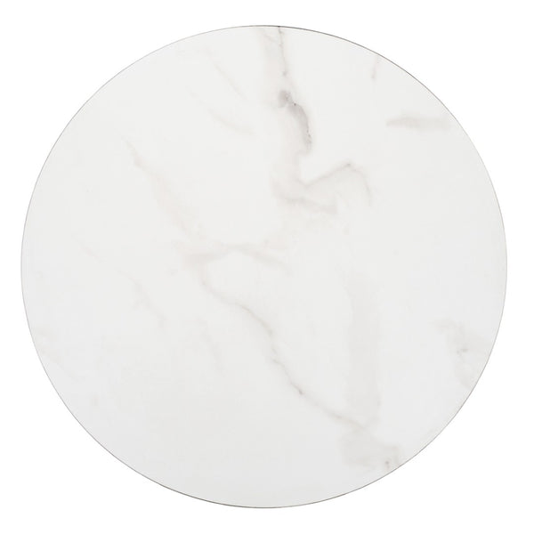 Safavieh Avani Round Side Table - Stylish Mid-Century Design With Faux Marble Finish & Hairpin Legs, 2-Tier Space ACC4209A