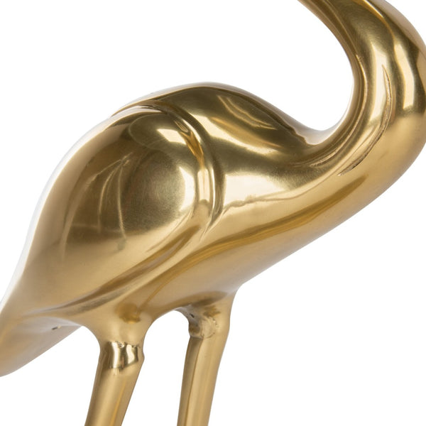 Safavieh Tori Crane Accent Table - Artisanal Design With Etched Motifs For Stylish Living Space Elegance Glass Top/Gold ACC4600A