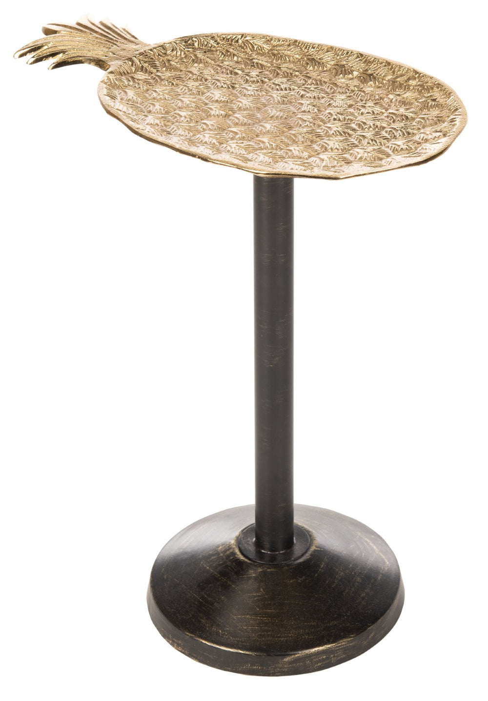 Safavieh Luana Pineapple Top Accent Table - Tropical Elegance With Gold Finish For Stylish Home Décor ACC4602A