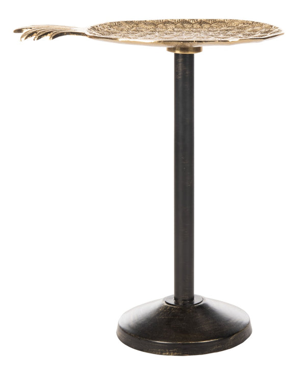 Safavieh Luana Pineapple Top Accent Table - Tropical Elegance With Gold Finish For Stylish Home Décor ACC4602A