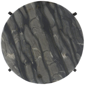 Safavieh Ellicott Round Accent Table - Modern Glamour With Marble Top & Sleek Metal Base For Chic Spaces ACC4604A