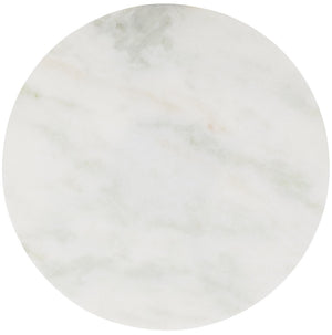 Safavieh Explorer Round Accent Table XII23 White Marble / Gold  ACC4609A