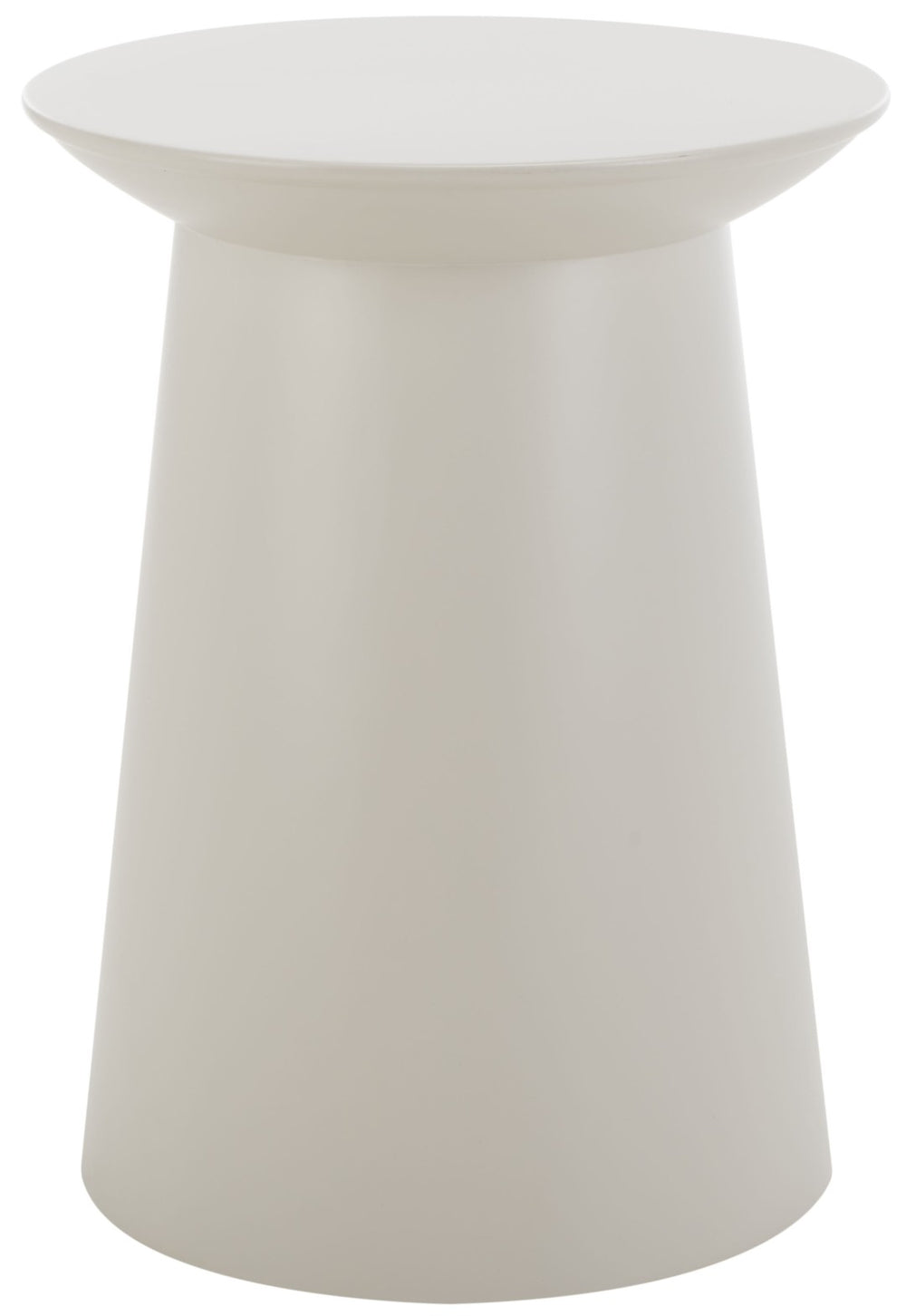 Safavieh Rivia Round Accent Table - Modern Sculptural Design In Warm Grey Iron | Stylish & Functional Decor ACC4613A