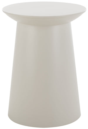 Safavieh Rivia Round Accent Table - Modern Sculptural Design In Warm Grey Iron | Stylish & Functional Decor ACC4613A