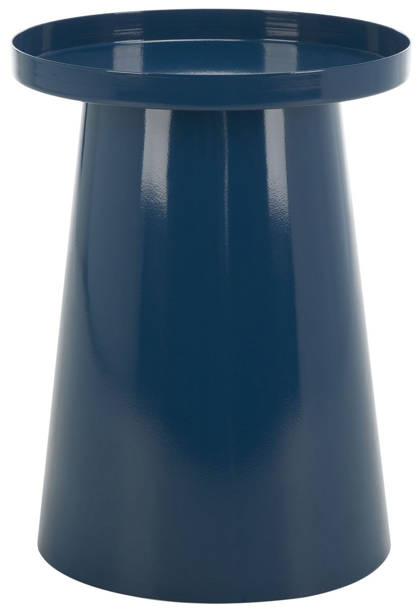 Safavieh Efer Round Accent Table XII23 Teal Powder 100 % Iron ACC4614A