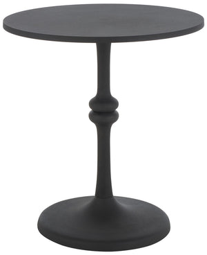 Safavieh Ciri Round Accent Table XII23 Black  100 % Alumiumn ACC4615A