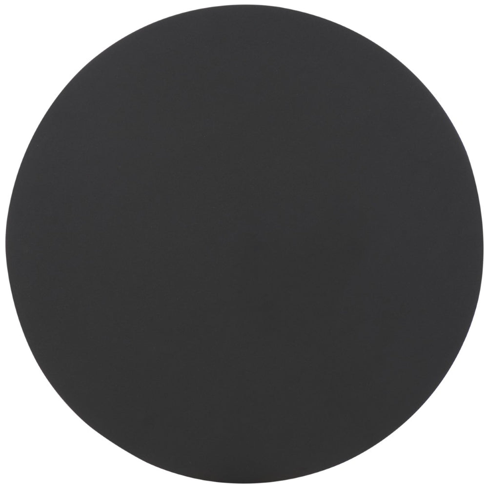Safavieh Ciri Round Accent Table - Sculptural Matte Black Pedestal Design For Living Room & Small Spaces ACC4615A