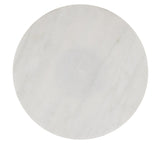 Safavieh Tissaia Round Accent Table XII23 White Marble / Black 55% White Marble / 45 % Iron ACC4616A